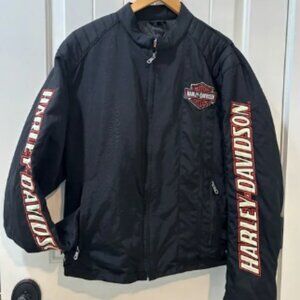 Harley Davidson Nylon Biker Riding Jacket 2009 Men’s Size Medium